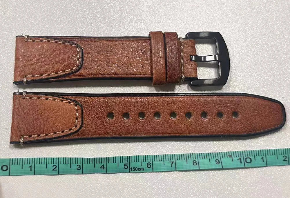 Retro Genuine Leather Watchband for Seiko Snxs79 Watch Straps Men Women for Rolex Oyster 18mm 20mm 22mmWrist Belt Bracelet