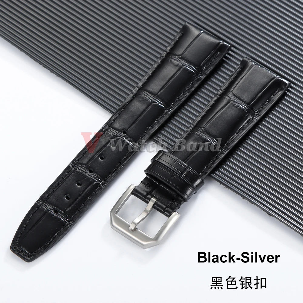 20mm 21mm 22mm Cowhide Watch Strap Genuine Belt for IWC Pilot Portugieser Portofino Watchband Bracelet Men Watch Accessories