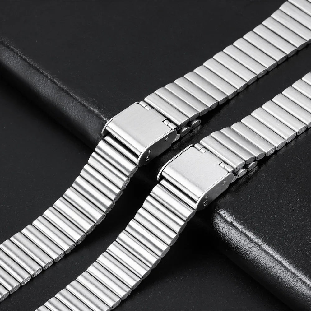 10 12 14 16 18 20mm Watch Band 18mm for Casio F-91W 18mm Metal Strap F91 F91W F84 SGW400 F105 F108 A168 AE1200 AE1300 with Pins