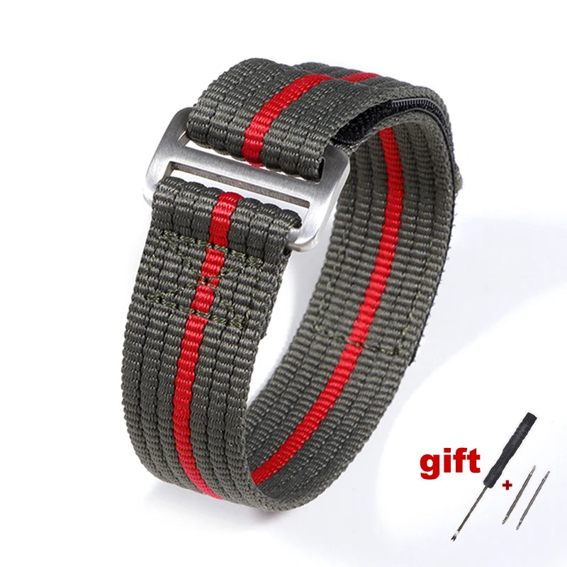 Nylon Strap for Tudor Military Sport Wrist Band for Seiko 20mm 22mm Canvas Watch Band for Omega Men Women Replacement Bracelet