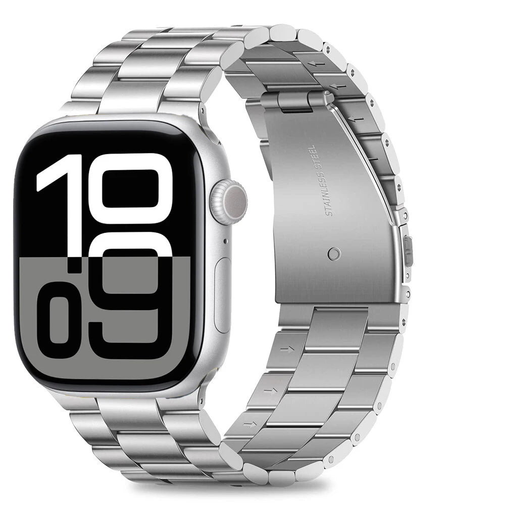 For Apple Watch Series 10 46mm Strap Stainless Steel Bracelet For Iwatch 10 9 Ultra 49mm 42mm 45mm Correa Metal Business Correa