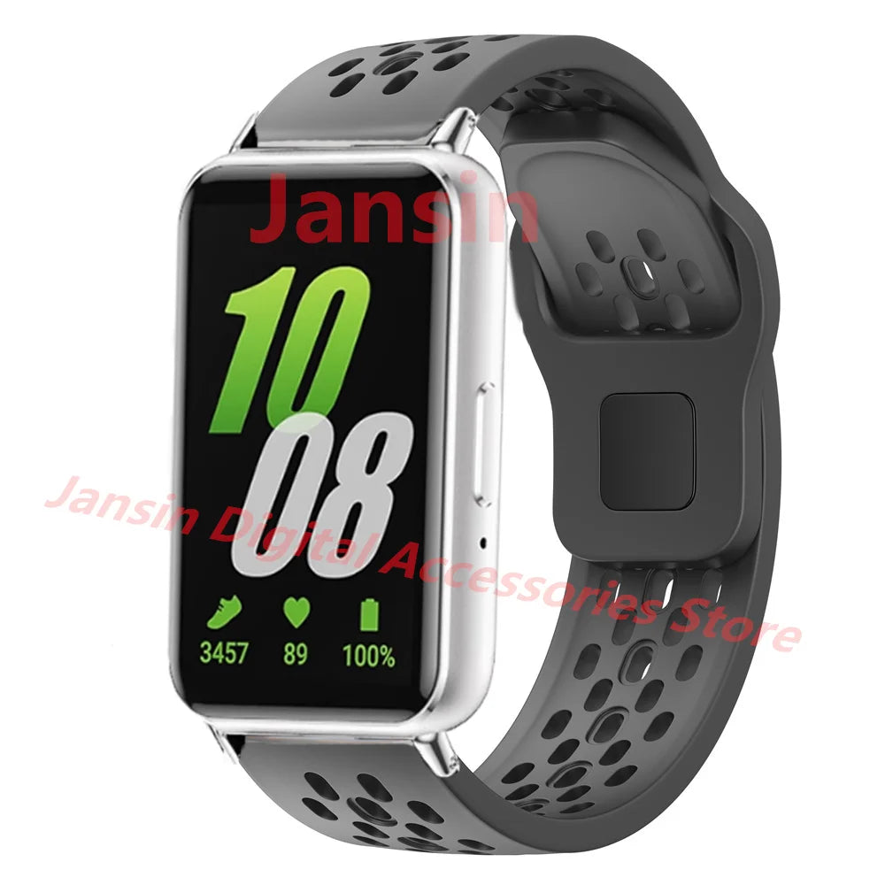 Silicone Band For Samsung Galaxy Fit 3 Strap Sport Wristband Correa For Samsung Galaxy Fit3 Bracelet Accessories Watchband