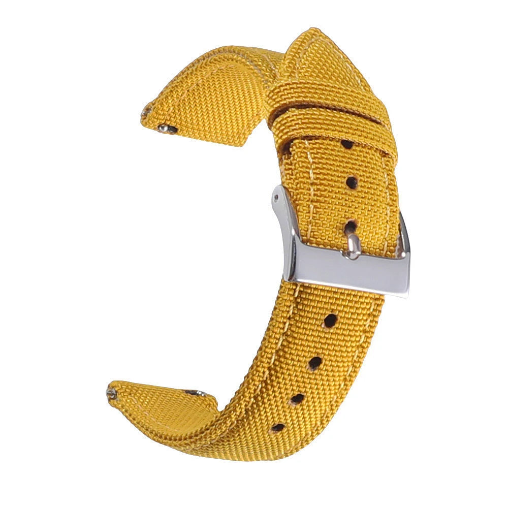 Waterproof Sailcloth Watch Band Quick Release Watch Strap 18mm 19mm 20mm 21mm 22mm 24mm Nylon Watchband for Blancpain for Omega
