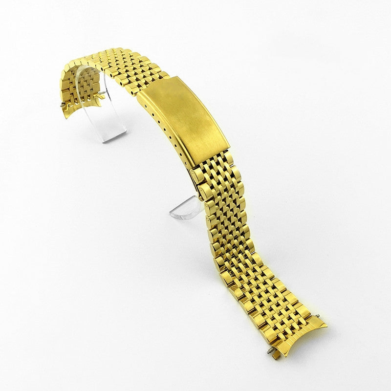 18mm 19mm 20mm Metal Strap for Omega for Seamaster Nine Beads Watchband Stainless Steel Bracelet Wristband Watch Accessories