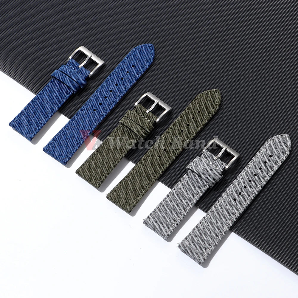 High Quality Quick Release Watch Band for Seiko Quick Release Watchband for Samsung Galaxy Watch 6/5/4 Canvas Universal Straps