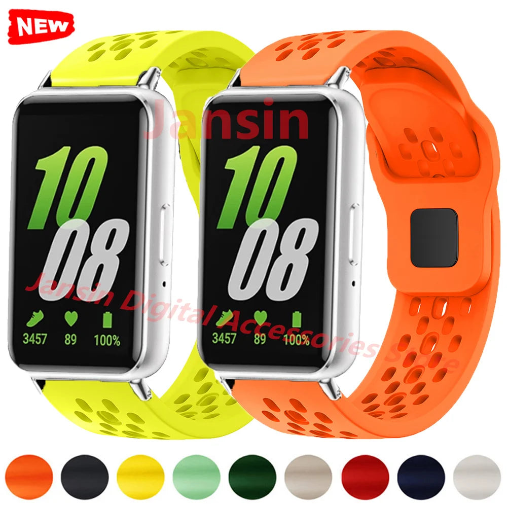 Silicone Band For Samsung Galaxy Fit 3 Strap Sport Wristband Correa For Samsung Galaxy Fit3 Bracelet Accessories Watchband