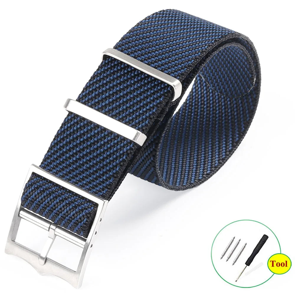Universal Strap for Seiko Watchband for Rolex Bracelet for Omrga Canvas Nylon Band 22mm 20mm Wristband Watch Band Belt