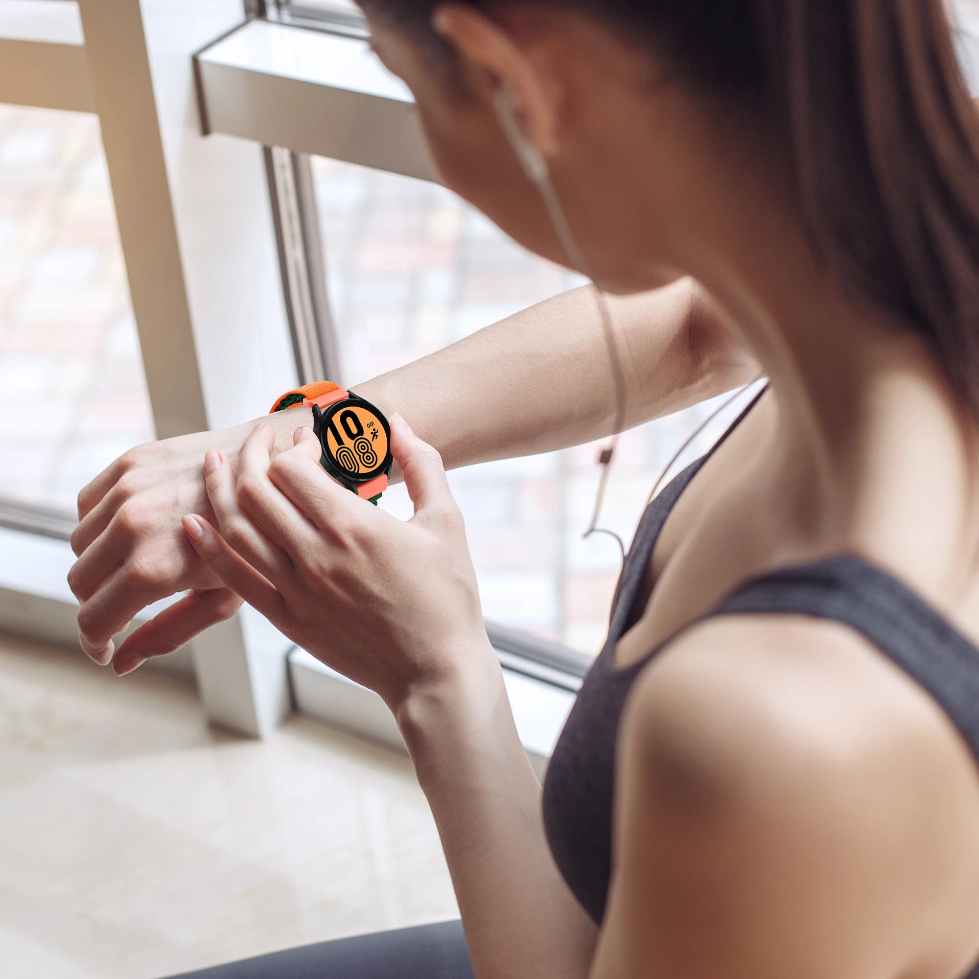 For Huawei Watch GT5 41mm Nylon Loop Bracelet 18mm Strap For Huawei Watch GT4 41mm Weaves Sport Wristband Colorful Band Correa