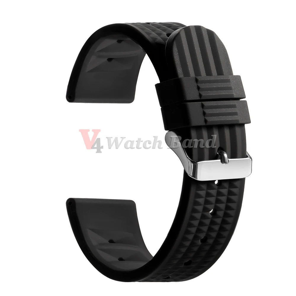 Rubber Strap 20mm 22mm for Omega for Rolex Bracelet Universal Men Diver Silicone Waterproof Sport for Seiko 5 SKX007 Watchband