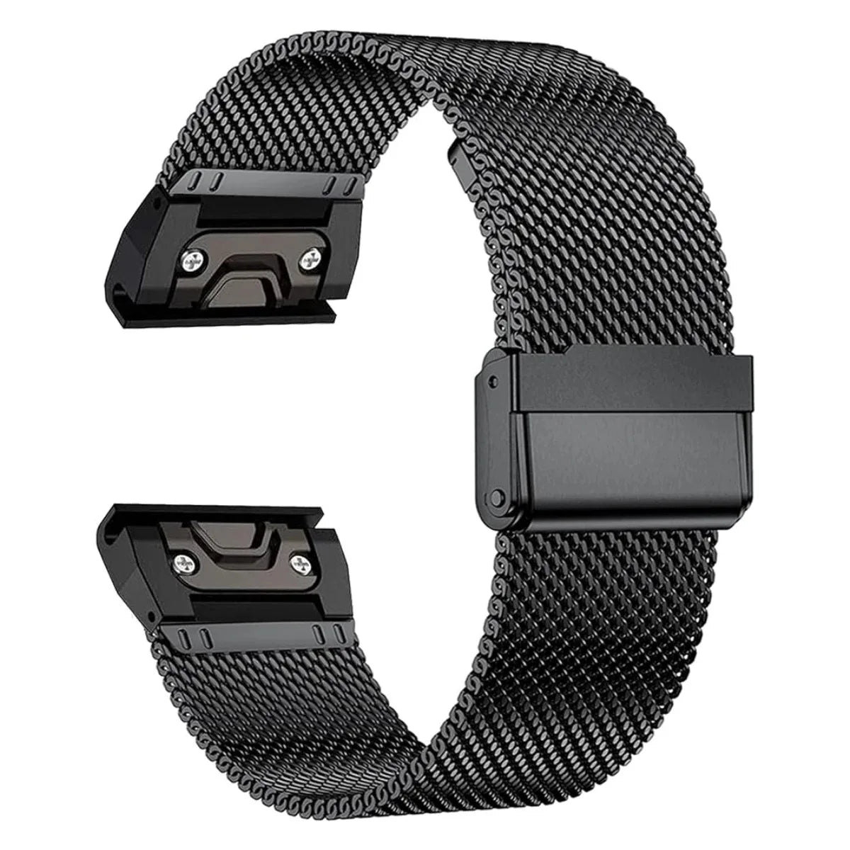 20mm 22mm 26mm Strap for Garmin Fenix 7X 6X 6pro 5X 5 3HR Tactix 7Pro Metal 0.6 Mesh Milanese Bracelet Quick Release Watch Band