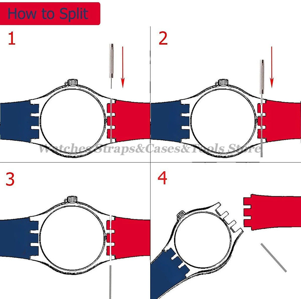 Rubber Watch Strap for SWATCH for TOUCH SURB100 SURW100 Silicone Watchbands 22mm Men Women Sports Bracelet Watch Accessories