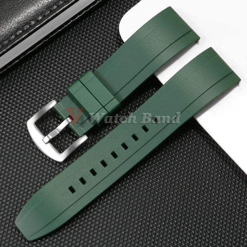 Quick Release Rubber Watch Strap for Citizen for Seiko20mm 22mm 24mm Premium Silicone Band for Omega Replace Bracelet for Tissot