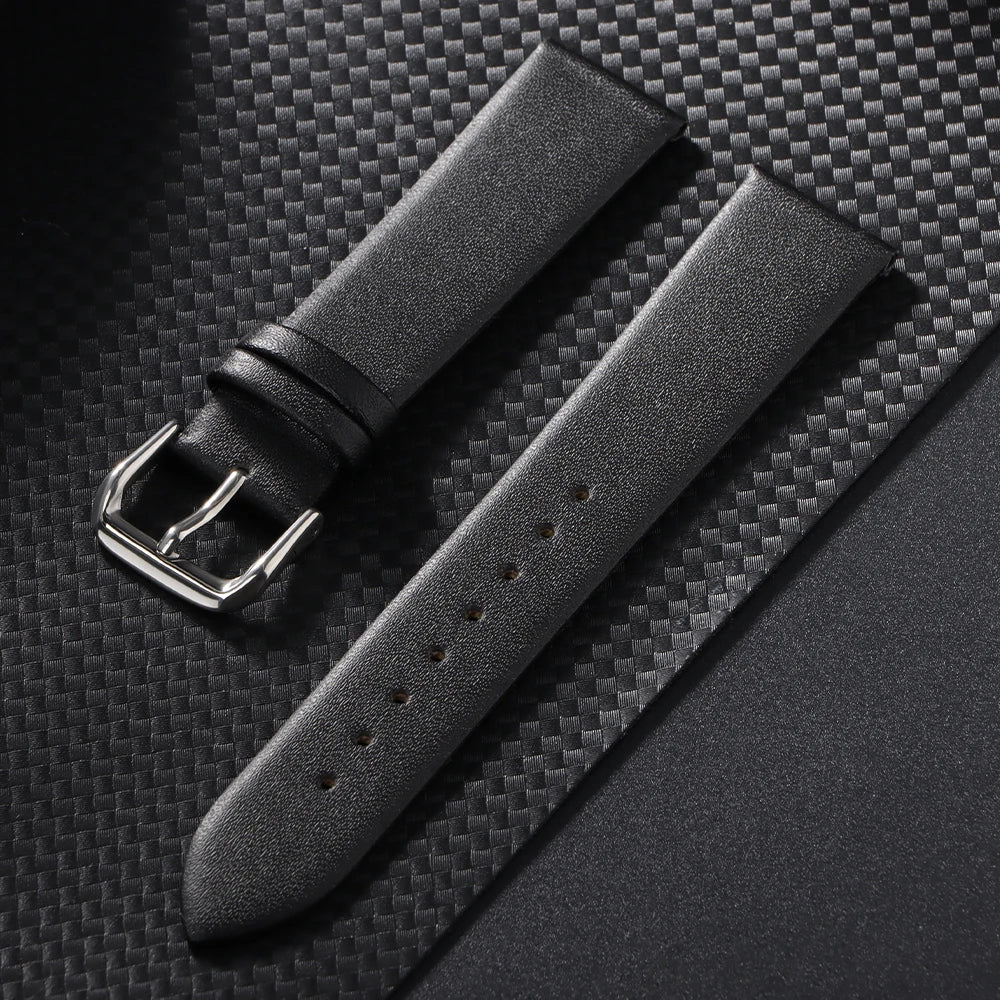 18mm 20mm 22mm Vintage Oil Wax Cowhide Watchband for Smart Watch Band Wristband for Omega Strap for Seiko Bracelet Replacement