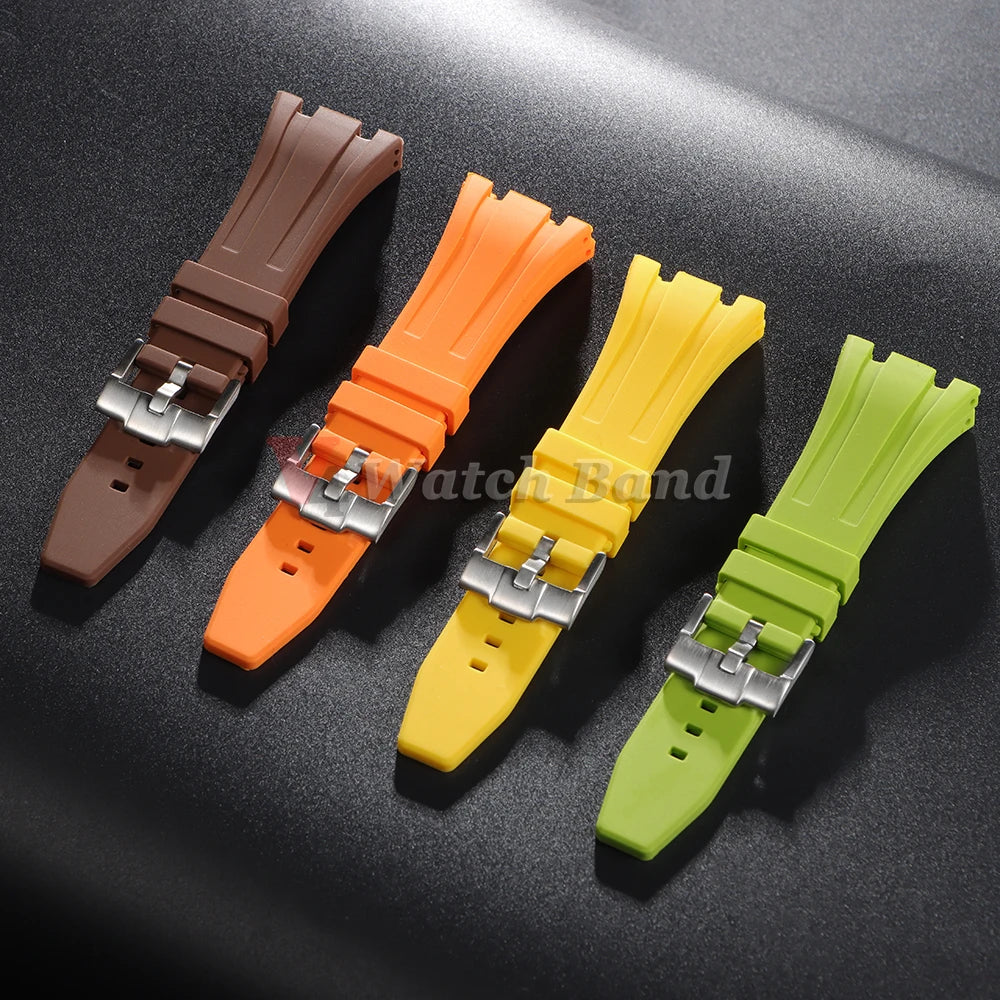 27/28/30mm Silicone Watchband for AP for royal oak offshore Replacement Bracelet Wristband for 15703 Sports Waterproof Straps