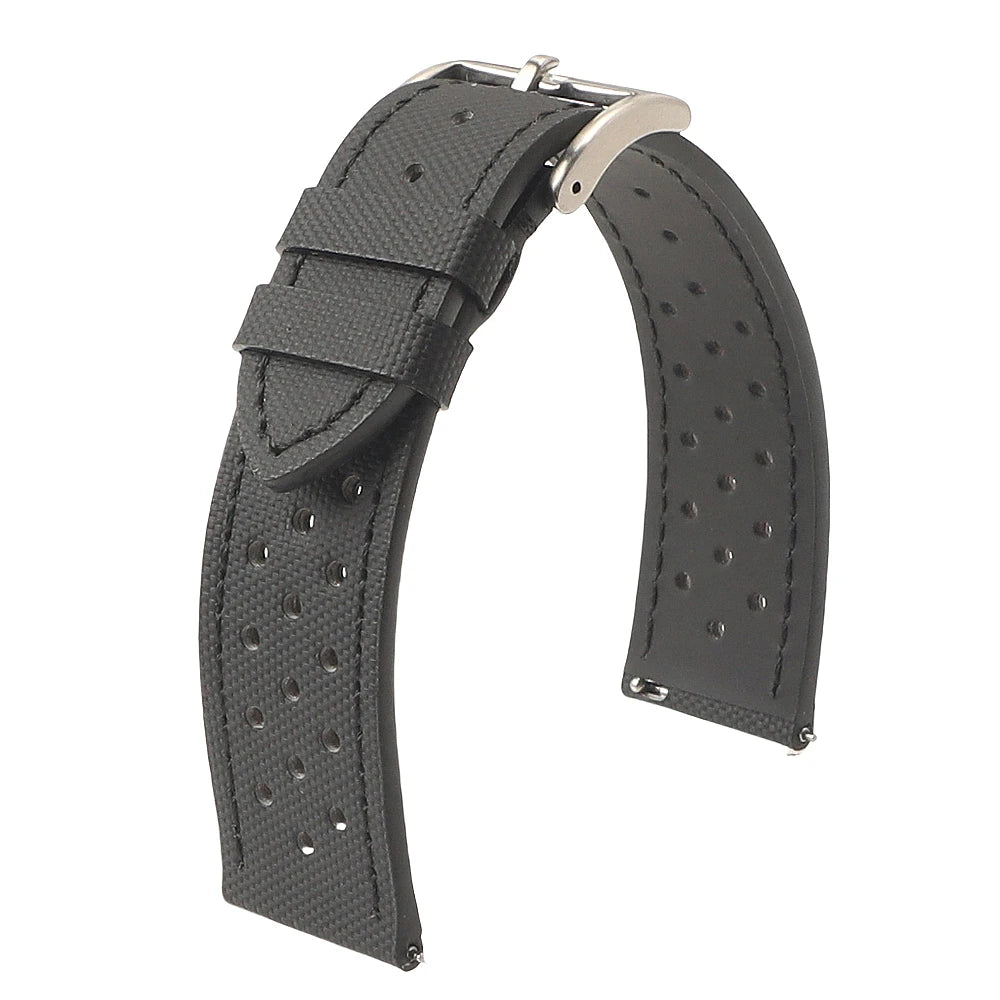 Breathable Sailcloth Watch Strap 18mm 19mm 20mm 22mm for Omega for Seiko Nylon Waterproof Men Women Quick Release Watchband