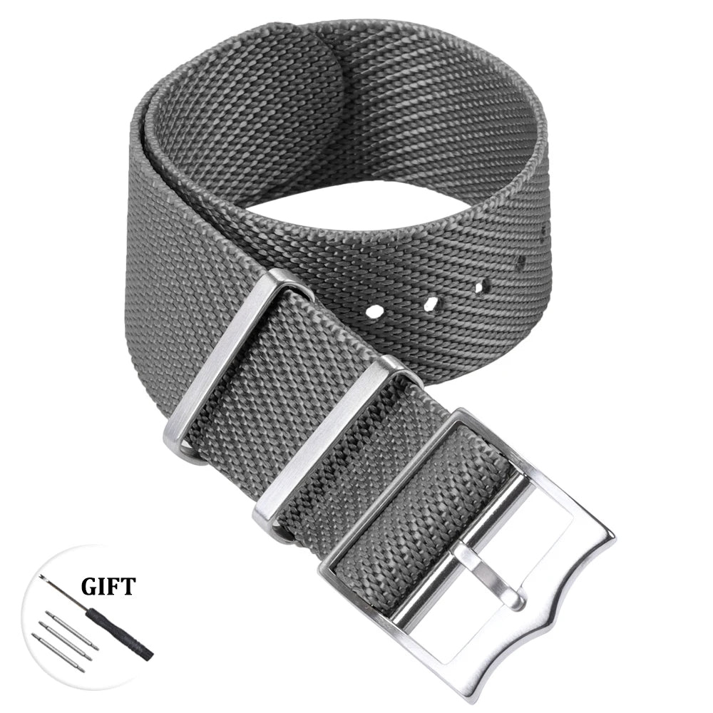 Premium Nylon Watch Band for Rolex for Tudor Army Military Strap for Seiko Fabric Canvas Bracelet Men Sport Wristband 20mm 22mm