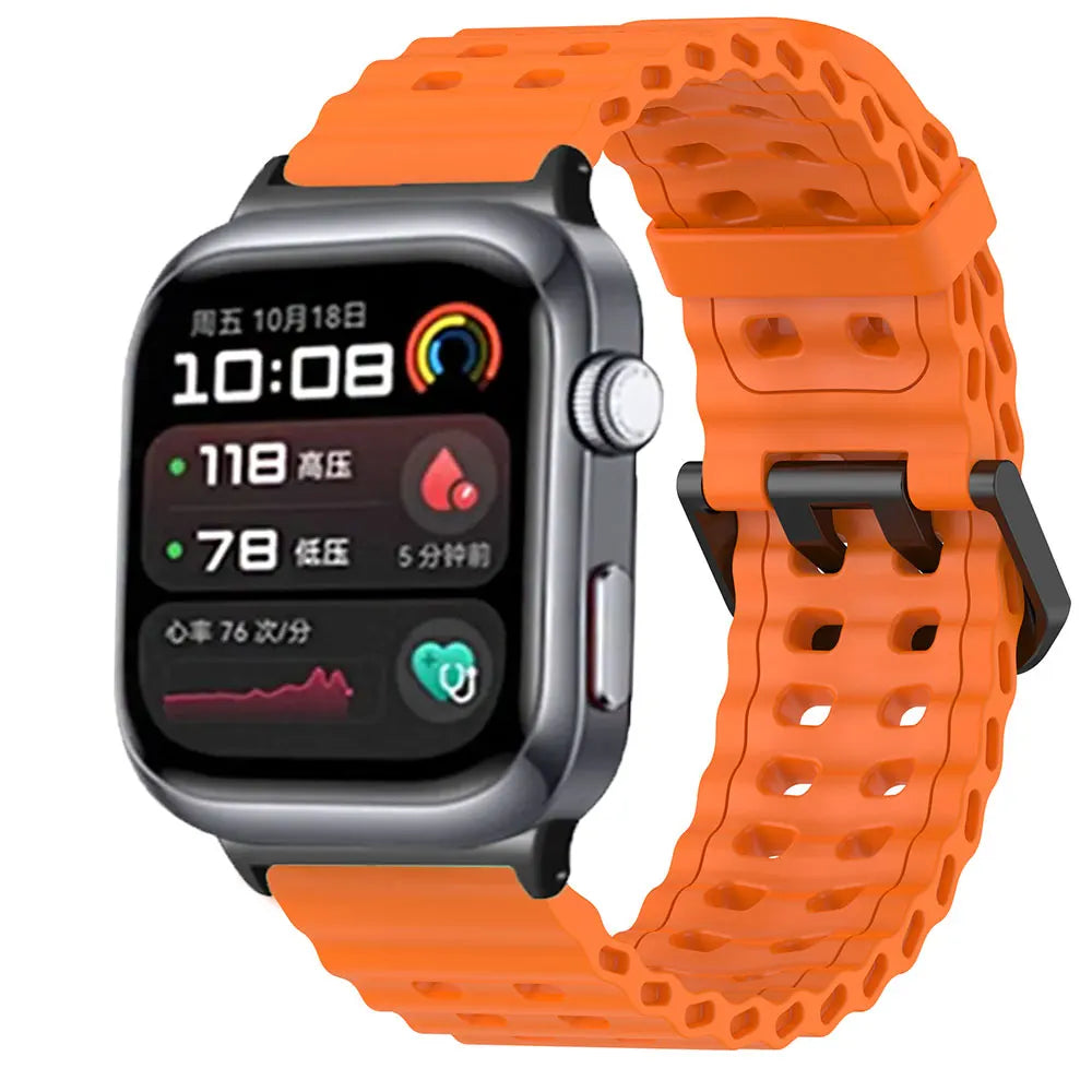 For Huawei Watch D2 Strap Silicone Wristband Accessories Correa For Huawei Watch D2 Smartwatch Bracelet Metal Connector Band