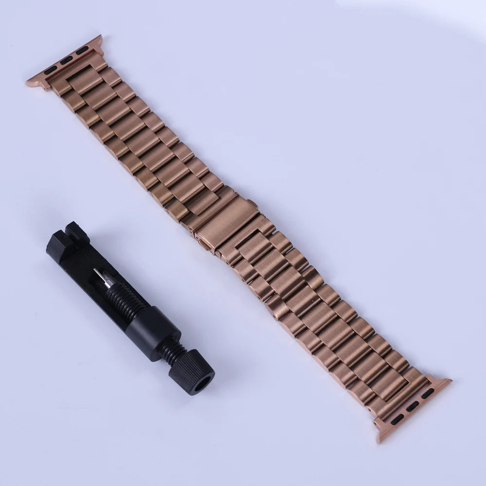 Metal Strap For Apple Watch Band 49mm 45mm 41mm 46mm 44mm Stainless Steel Correa Bracelet belt iwatch 42mm series 7 6 SE 8 Ultra
