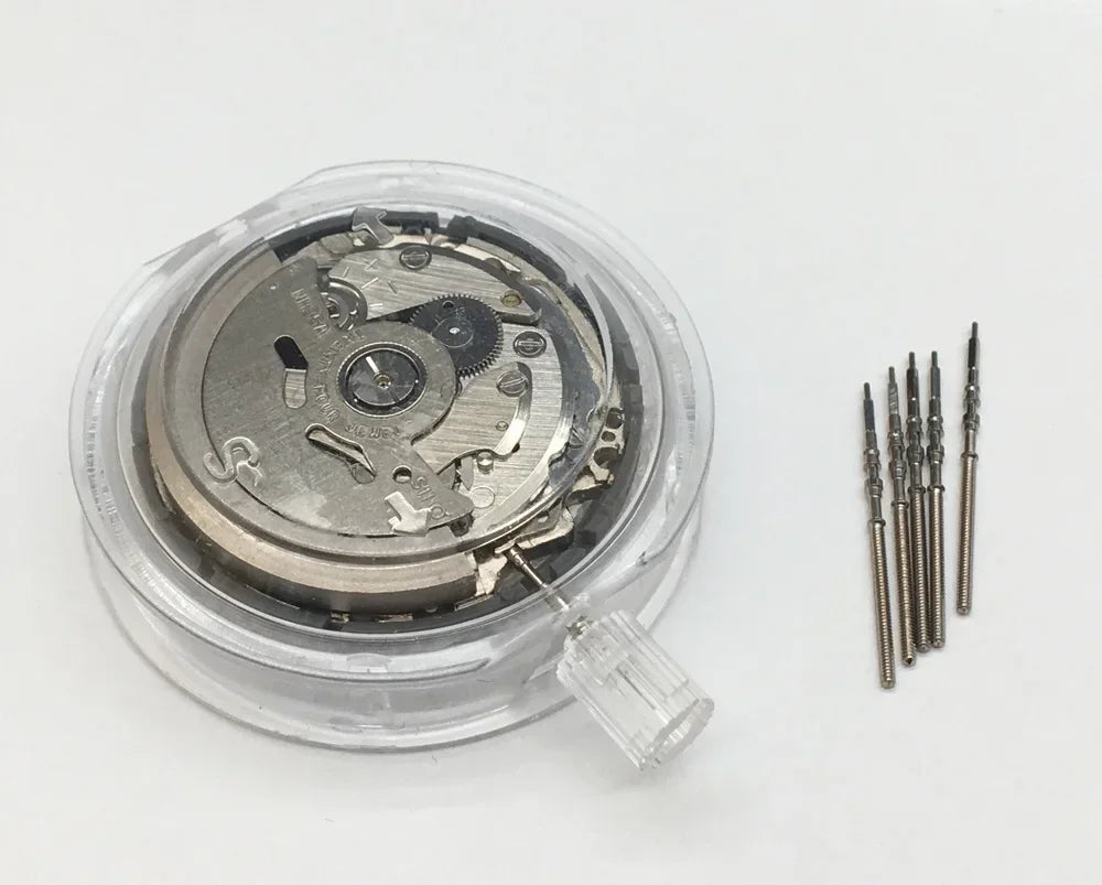 5pcs Watch Nh35a Movement Stem for SEIKONH35A NH36A Modification Replacement Parts Spare Stems Winding Stem Watch Movement Pin