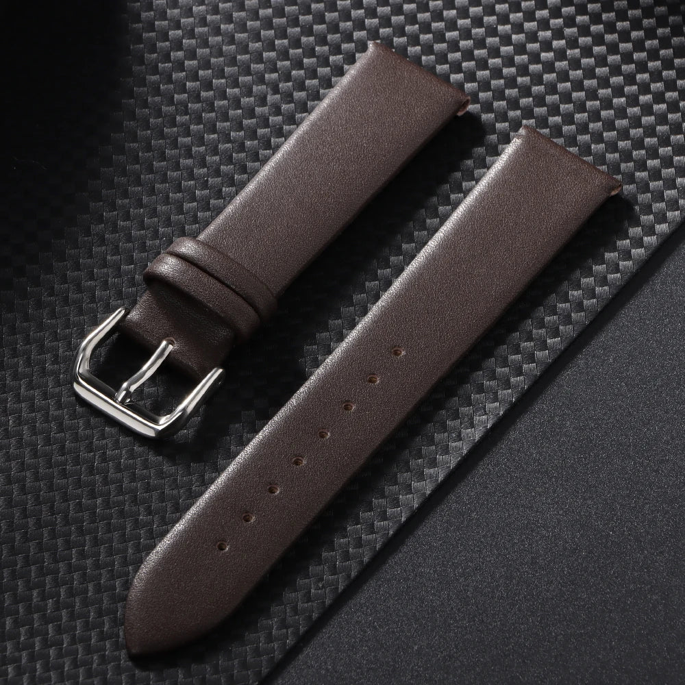 18mm 20mm 22mm Vintage Oil Wax Cowhide Watchband for Smart Watch Band Wristband for Omega Strap for Seiko Bracelet Replacement