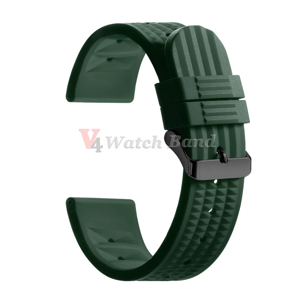 Rubber Strap 20mm 22mm for Omega for Rolex Bracelet Universal Men Diver Silicone Waterproof Sport for Seiko 5 SKX007 Watchband