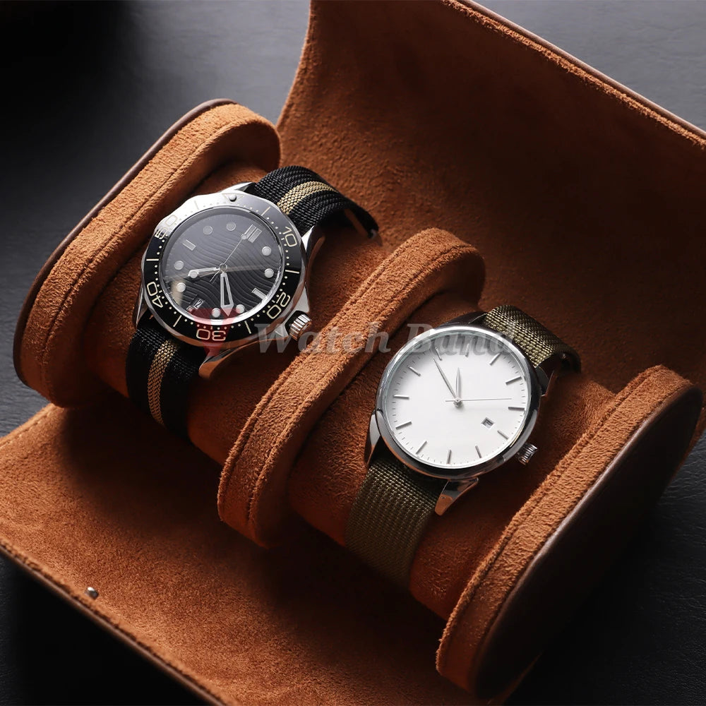 Canvas Nylon Watch Strap 20mm for Omega for Swatch for MoonSwatch for Seiko Men Women Sport Waterproof Folding Buckle Watchband