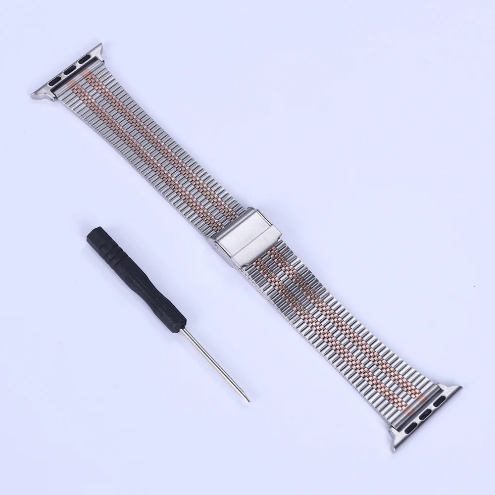Metal Strap For Apple Watch Band 49mm 45mm 41mm 46mm 44mm Stainless Steel Correa Bracelet belt iwatch 42mm series 7 6 SE 8 Ultra