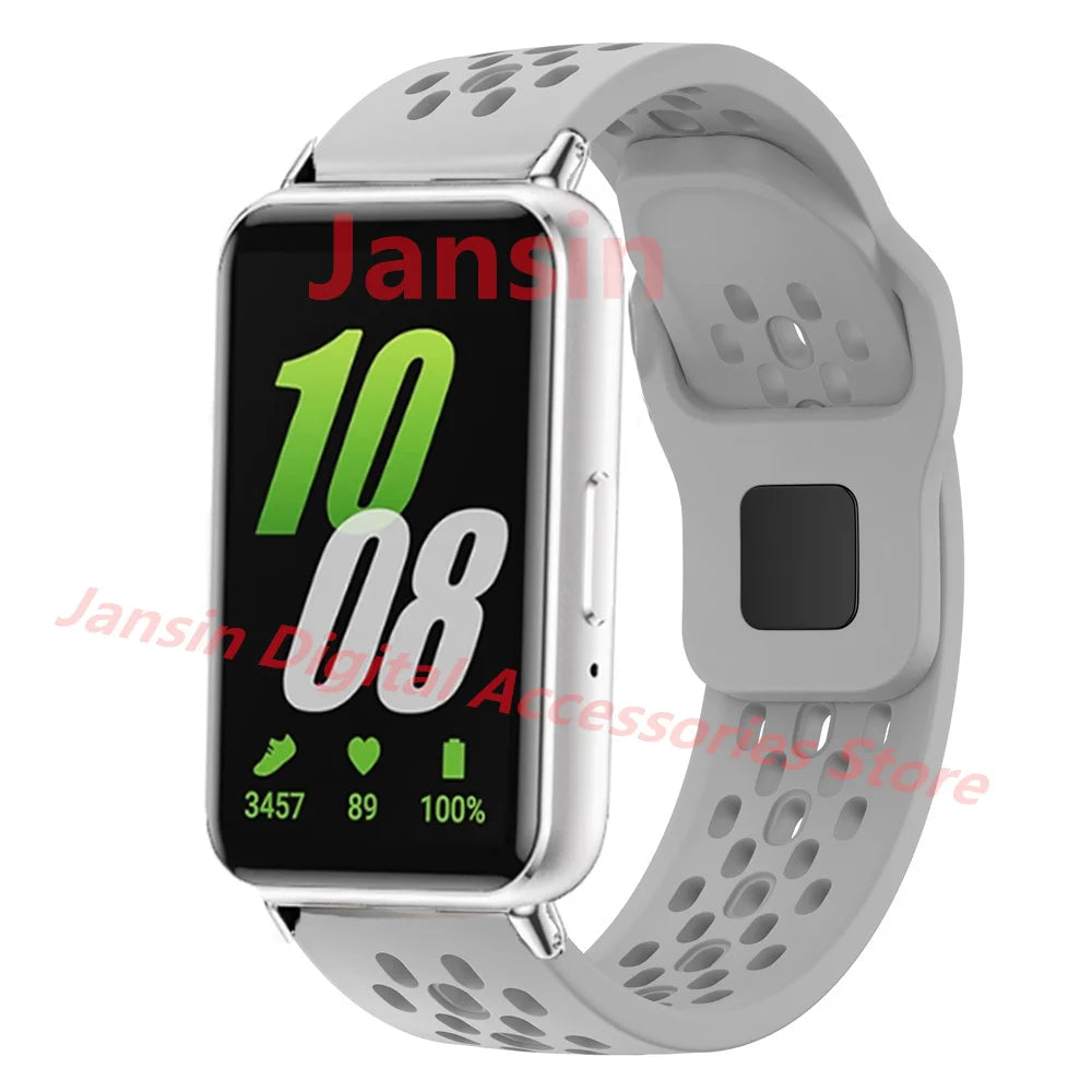 Silicone Band For Samsung Galaxy Fit 3 Strap Sport Wristband Correa For Samsung Galaxy Fit3 Bracelet Accessories Watchband