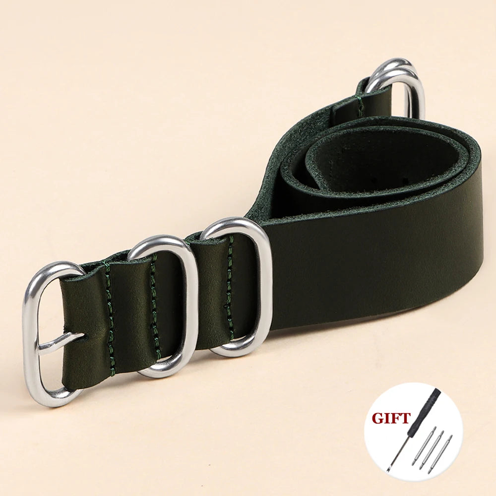 Soft Genuine Leather Bracelet for Omega Seamaster 007 Strap 18mm 20mm 22mm Watchband for Seiko for Rolex for Huawei WatchGT2/GT3