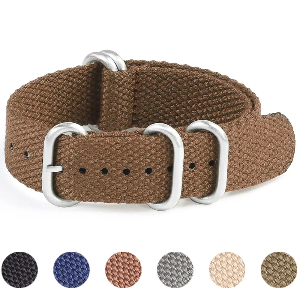 Cotton Nylon Strap for Seiko Braid Wristband 20/22mm Soft Watchband Military Sport Bracelet for Omega Seamaster 007 for Citizen