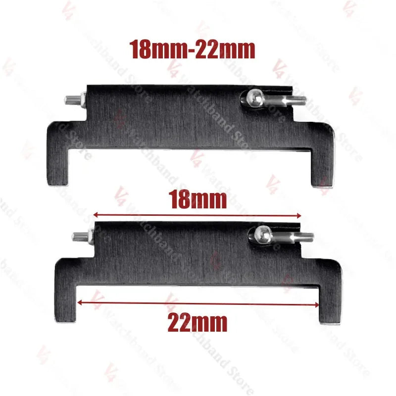 1 Pair Watch Strap Adapter 18mm To 20mm 22mm,20mm To 18/20/22mm,22mm To 22mm Quick Release Pins Connectors Watchband Accessories