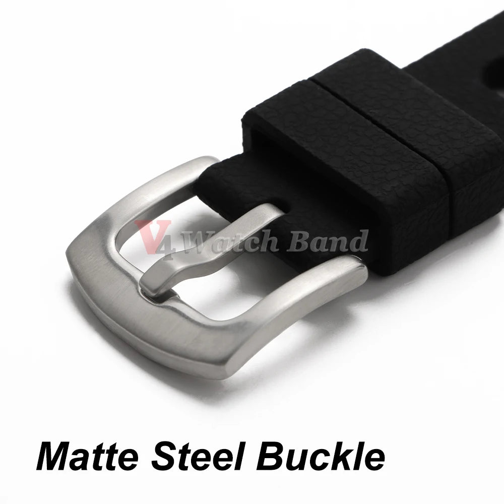 Tropical Rubber Strap for Oris for Seiko for Citizen Quick Release Watch Band 20mm 22mm New Tropical Strap Smart Watch Strap