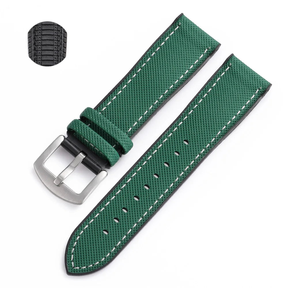 Watch Band for Omega for Swatch Joint for MoonSwatch Strap for Seamaster 300 Men Women 20mm Rubber Silicone Strap Wrist Bracelet