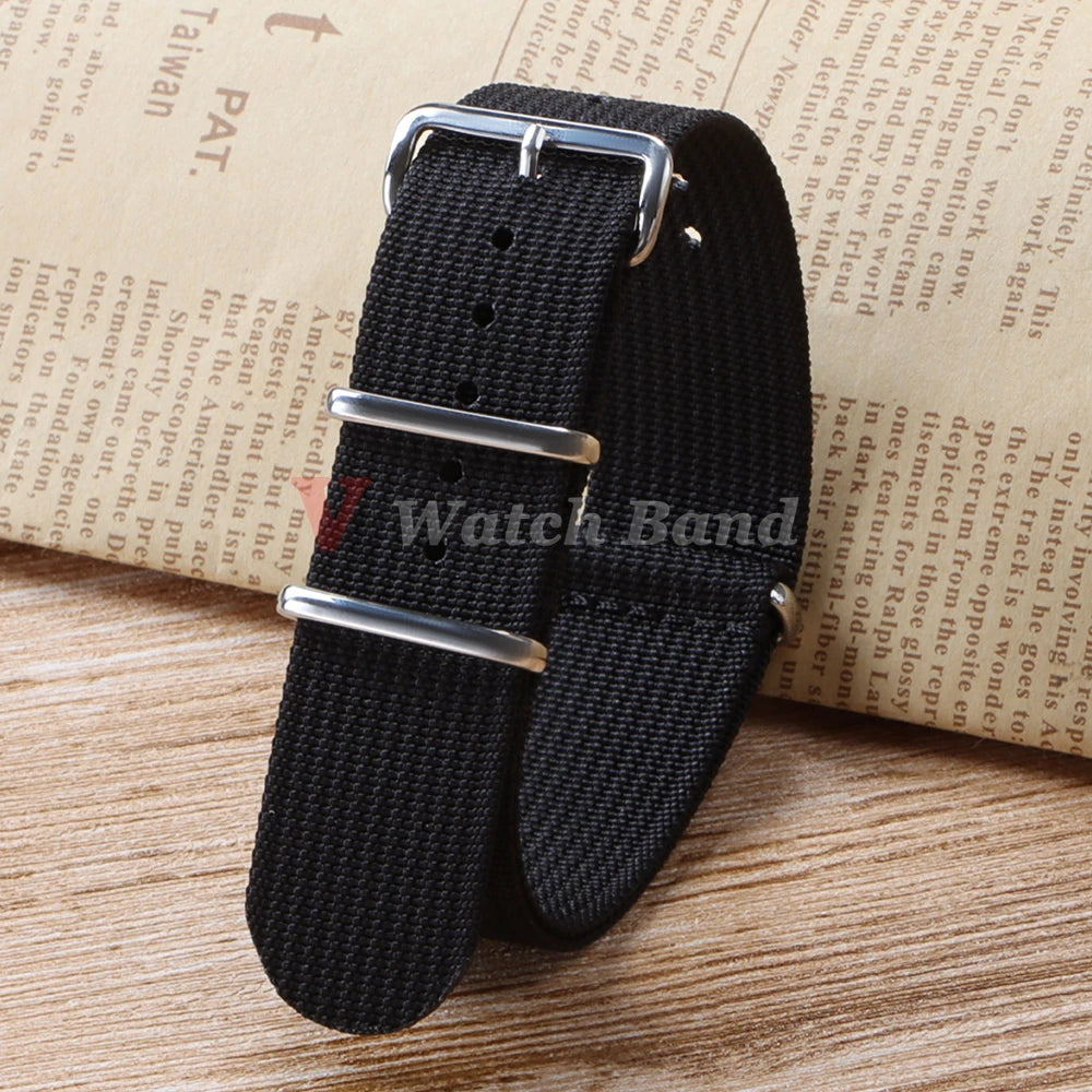 High Quality Nylon Watch Band for Omega 20mm 22mm 18mm Strap for Seiko Military Casual Watchband Army Sport Bracelet Replacement