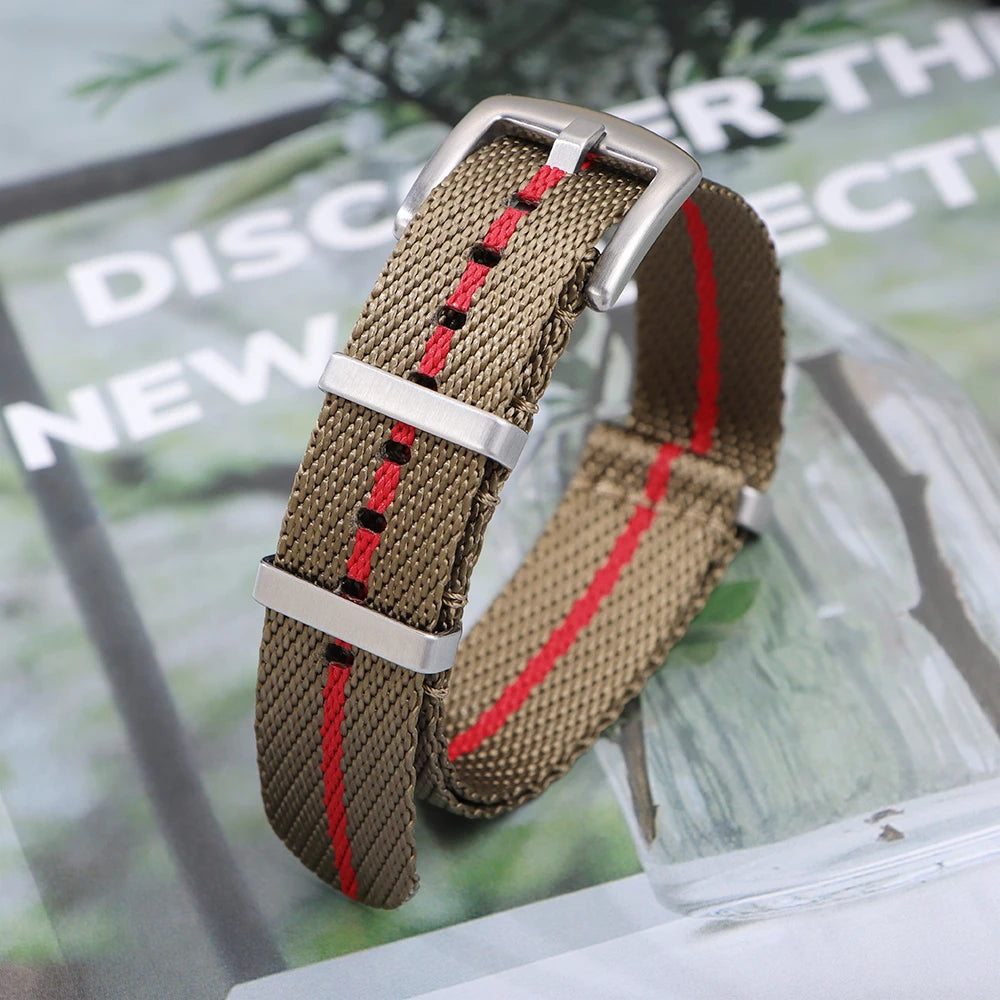 Premium Nylon Watch Band 18mm 20mm 22mm for Omega 007 for Tudor Watch Strap for Seiko Fabric Military Bracelet Men's Sport Belts