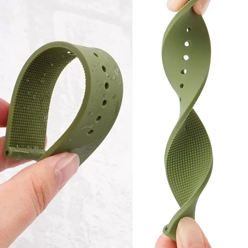 12 14mm 16mm 18mm 20mm 22mm 24mm Silicone Watch Strap Men Women Replace Bracelet Soft Rubber for Seiko for Huawei Watch Gt2/3/4