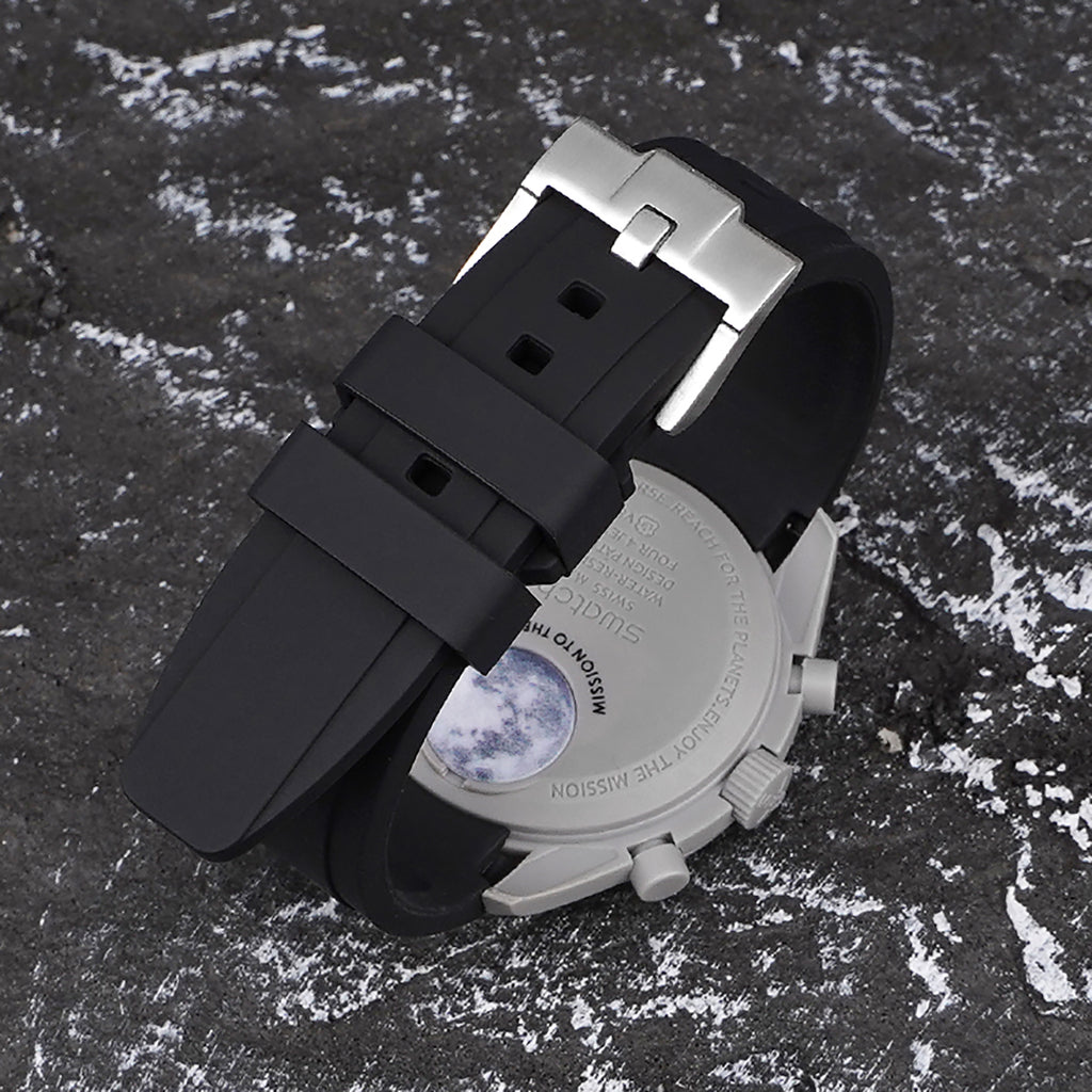 For Seiko ForCitizen Curved End Silicone Strap for Rolex Arc Rubber Watch Band for Swatch for Omega Joint Model Bracelet 20/22mm