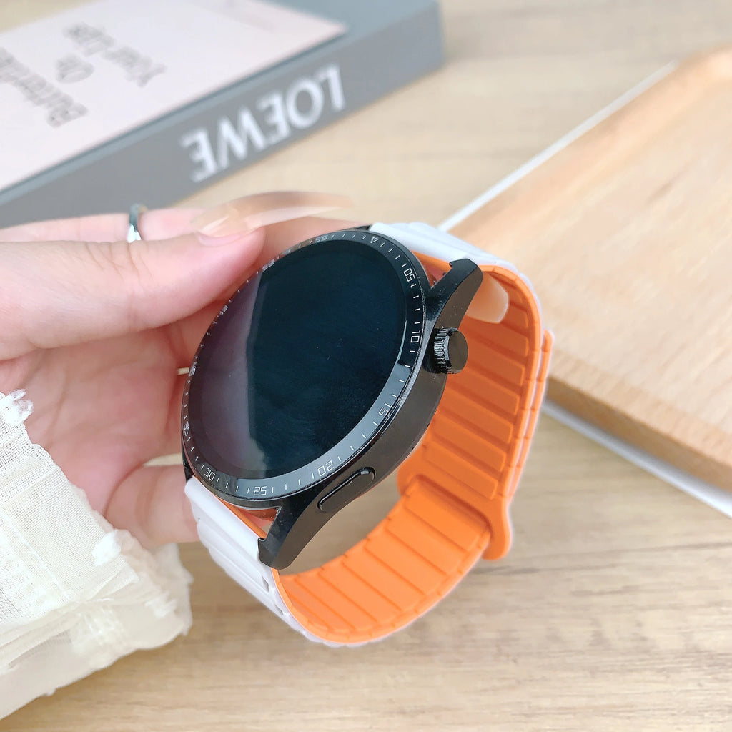20mm Strap For Omega X Swatch Joint MoonSwatch Band Magnetic Loop Silicone Bracelet For Amazfit GTS4 Watch7 6 5 4 40/44mm Correa