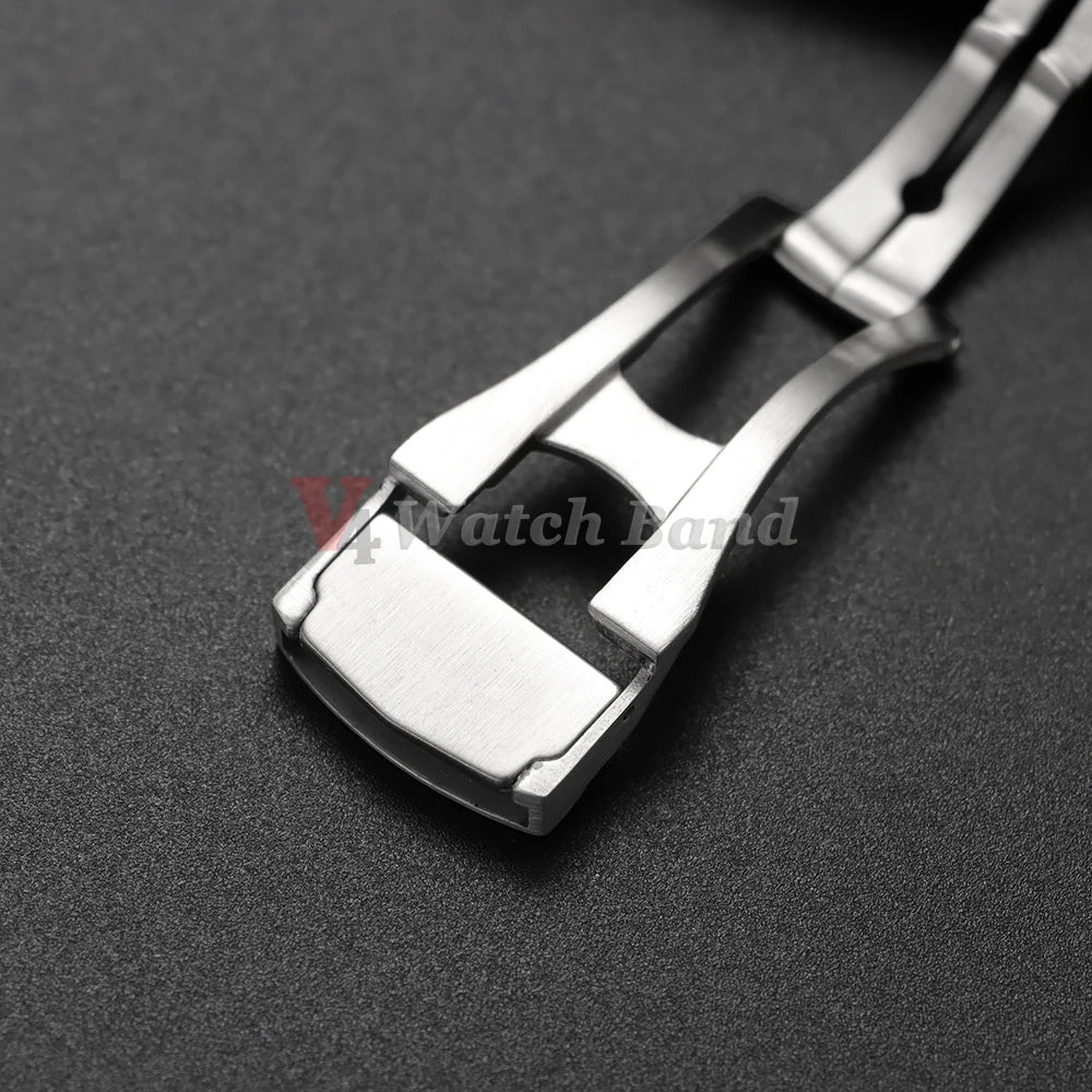 For Omega Seamaster 20mm Silver Mesh Bracelet Flat Interface Stainless Steel Watch Strap 20MM for Omega 007 Breathable Design