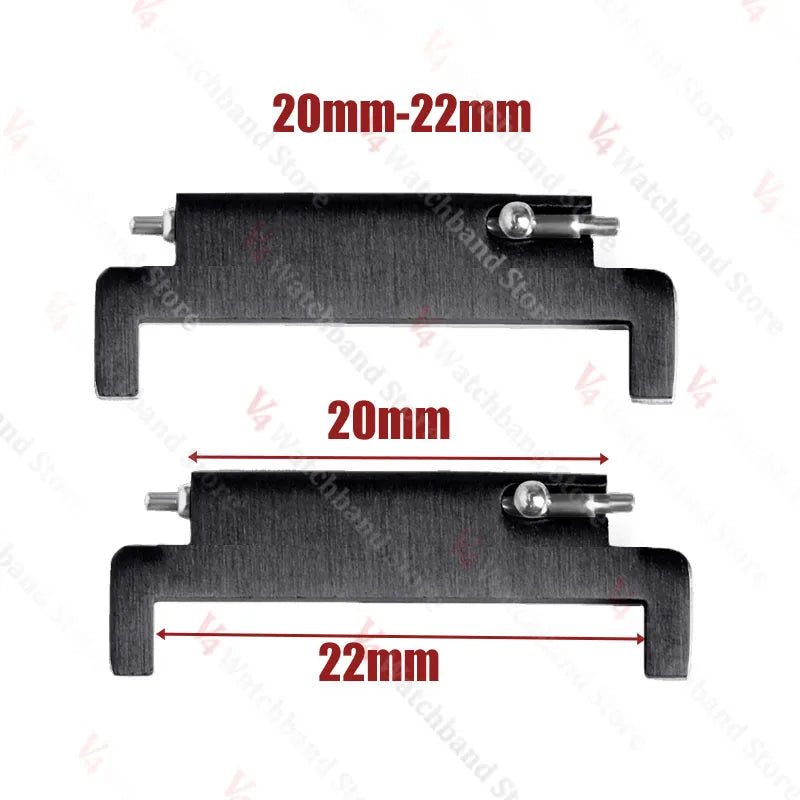 1 Pair Quick Release Pins Connectors WatchBand Accessories Watch Strap Adapter 18mm To 20mm 22mm,20mm To 18/20/22mm,22mm To 22mm