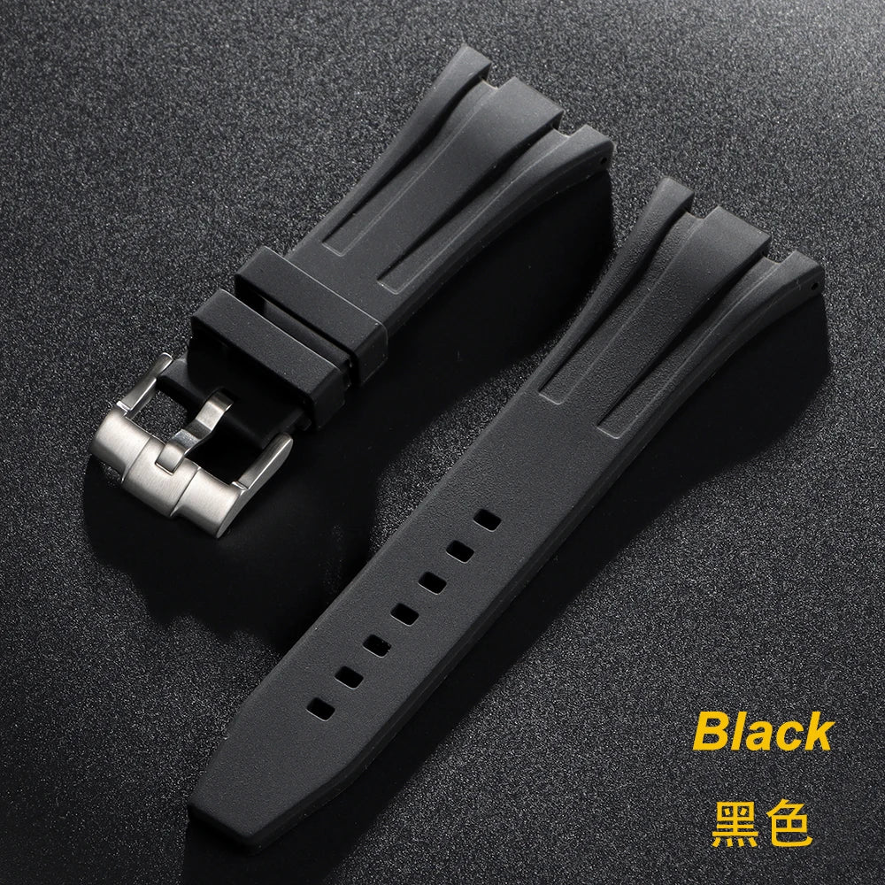27/28/30mm Silicone Watchband for AP for royal oak offshore Replacement Bracelet Wristband for 15703 Sports Waterproof Straps