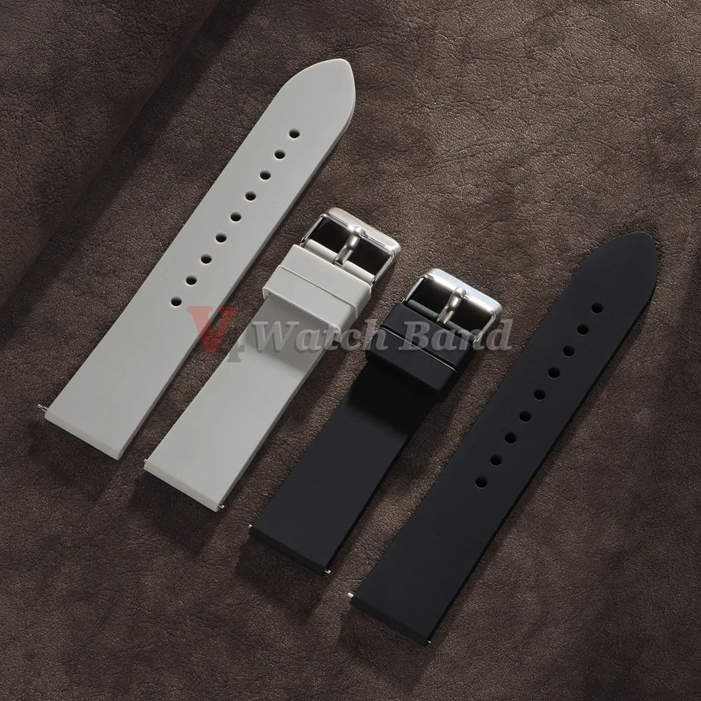 16mm 18mm 20mm 22mm Quick Release Silicone Strap for Samsung Galaxy Watch 3 4 5  for Huawei GT2/GT3 Smart Watch Bracelet