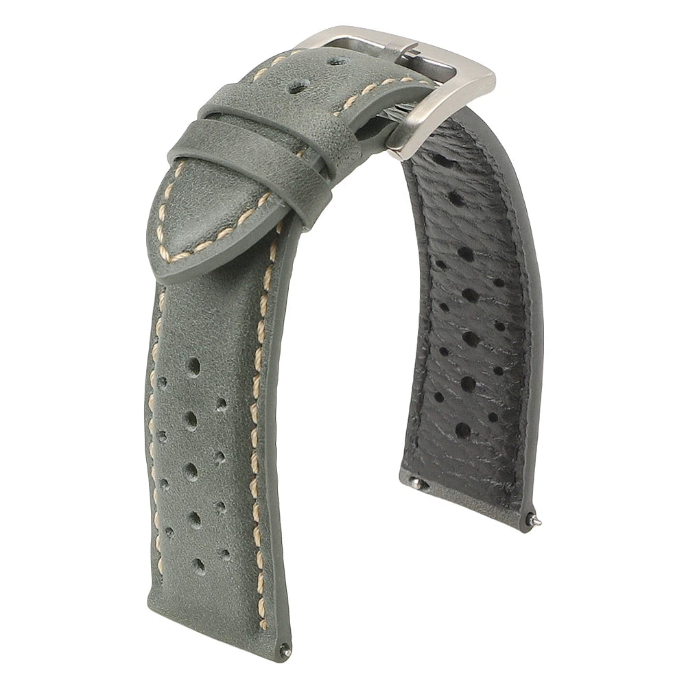 Genuine Cowhide Leather Strap for Samsung Galaxy Watch 6 5  Breathable Retro Wristband for Seiko 18mm 19mm 20mm 22mm Watchband