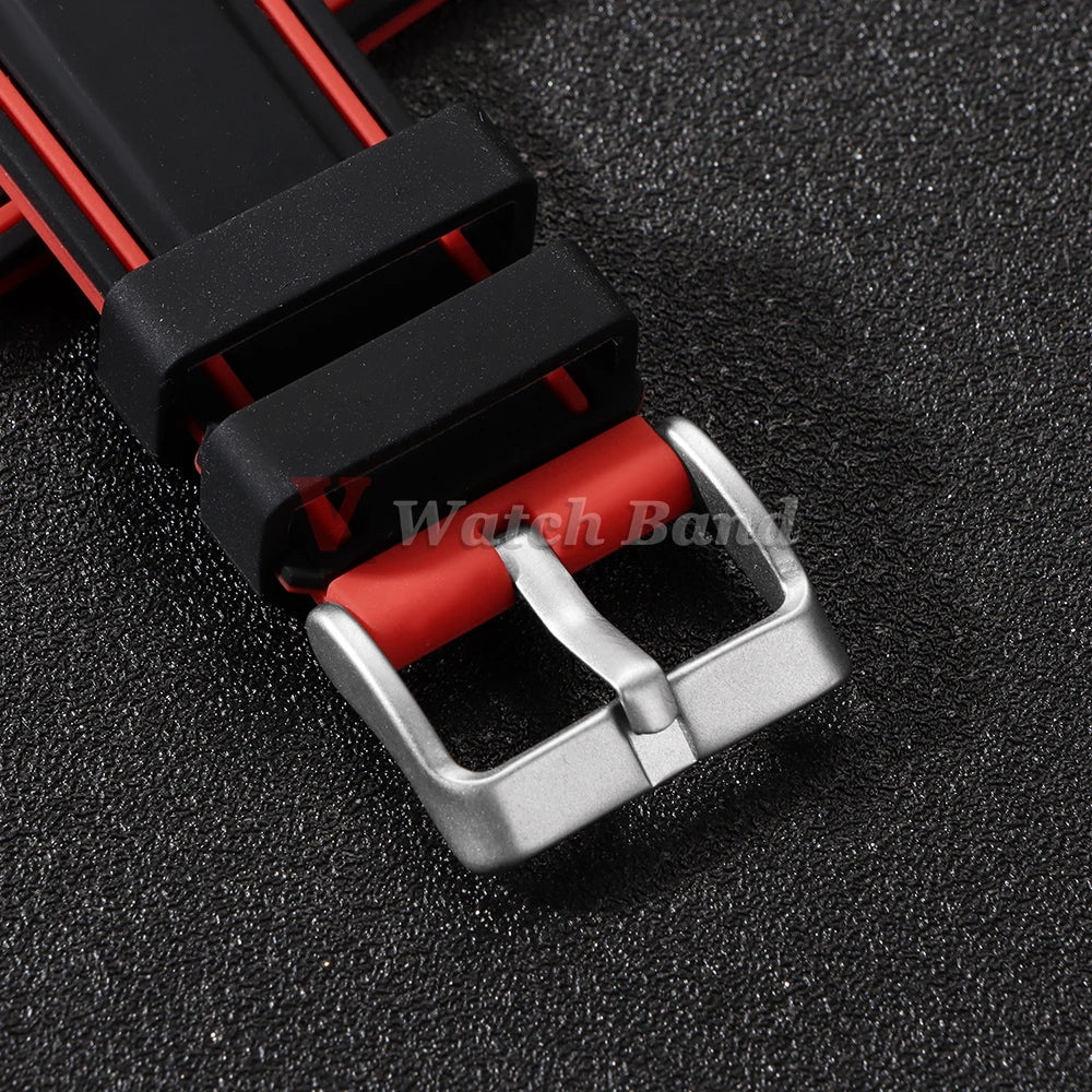 Silicone Watch Band 20mm 22mm 24mm Soft Quick Release Rubber Watch Straps for Samsung Galaxy for Garmin for Huawei Watch