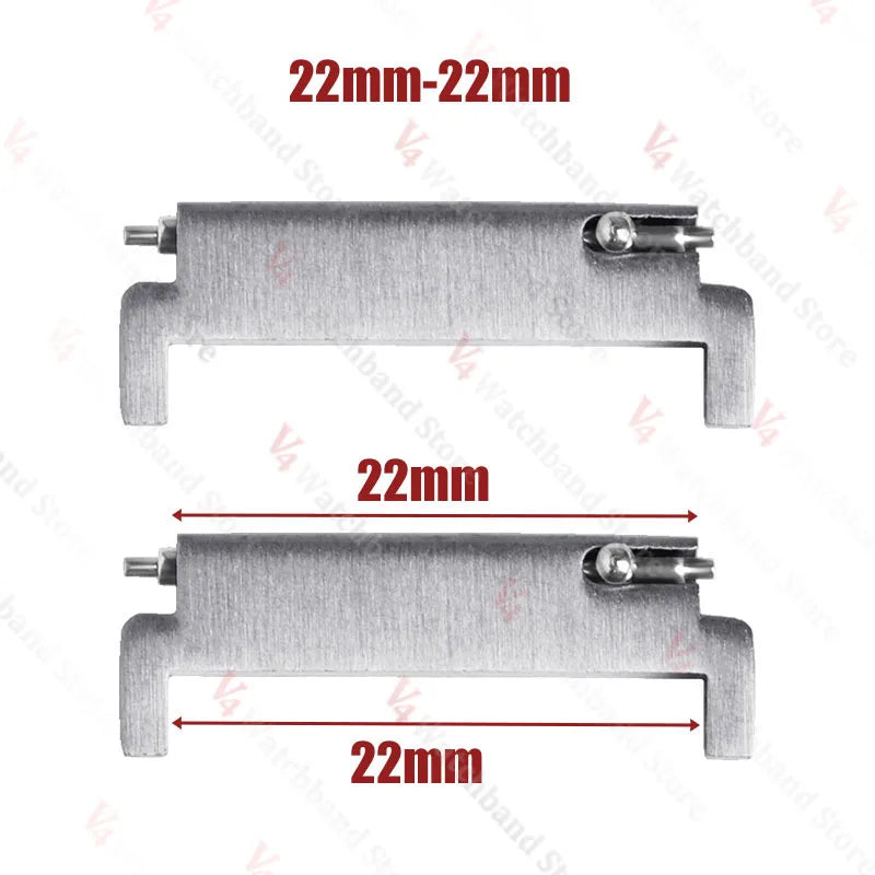 1 Pair Quick Release Pins Connectors WatchBand Accessories Watch Strap Adapter 18mm To 20mm 22mm,20mm To 18/20/22mm,22mm To 22mm