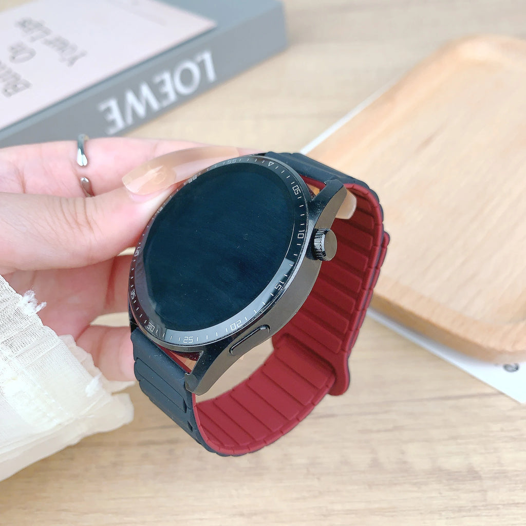 20mm Strap For Omega X Swatch Joint MoonSwatch Band Magnetic Loop Silicone Bracelet For Amazfit GTS4 Watch7 6 5 4 40/44mm Correa