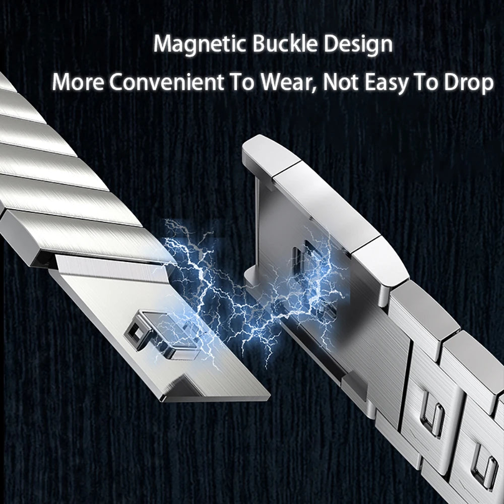 Metal Magnetic Band for Huawei Watch 4 Pro Stainless Steel Strap For Huawei Watch 4 Pro Luxury WatchBand Replacement Accessories