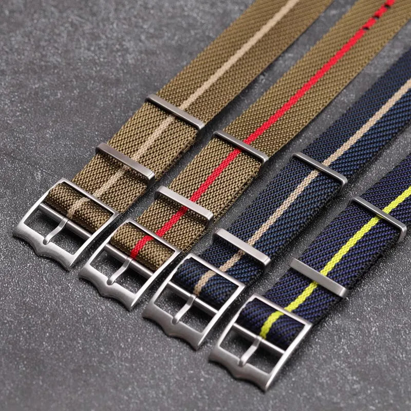 Premium Nylon Watch Band for Rolex for Tudor Army Military Strap for Seiko Fabric Canvas Bracelet Men Sport Wristband 20mm 22mm