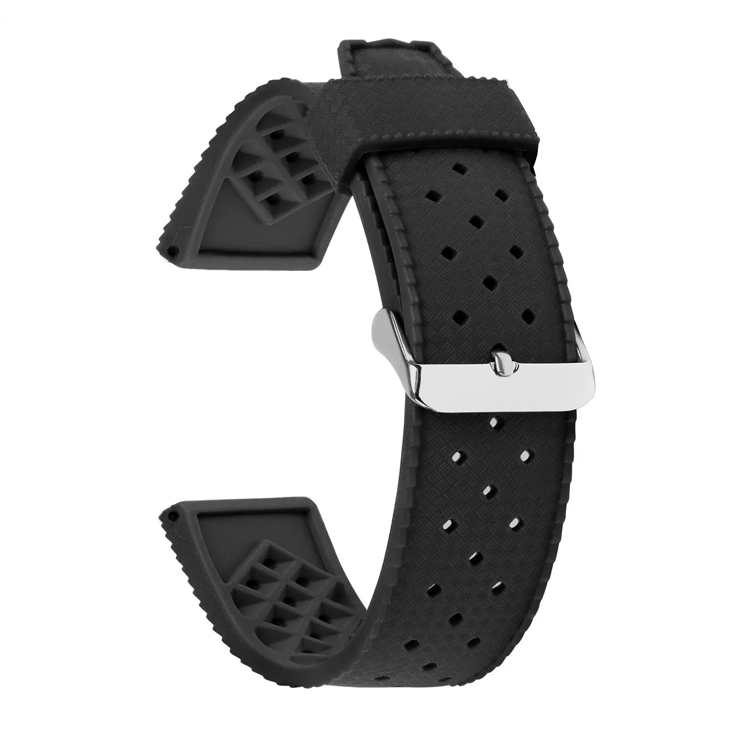 Tropic Strap for Seiko for Citizen for Oris Bracelst Tropical Silicone Strap Quick Release Watch Band 20mm 22mm