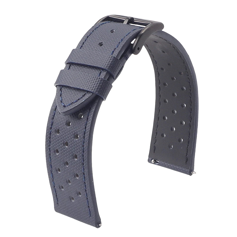 Breathable Sailcloth Watch Strap 18mm 19mm 20mm 22mm for Omega for Seiko Nylon Waterproof Men Women Quick Release Watchband